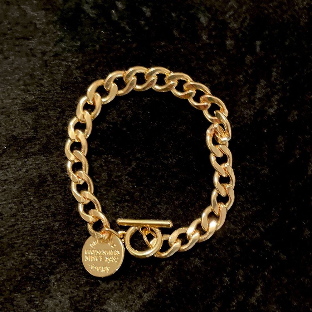 Minimalist fashion chunky chain bracket